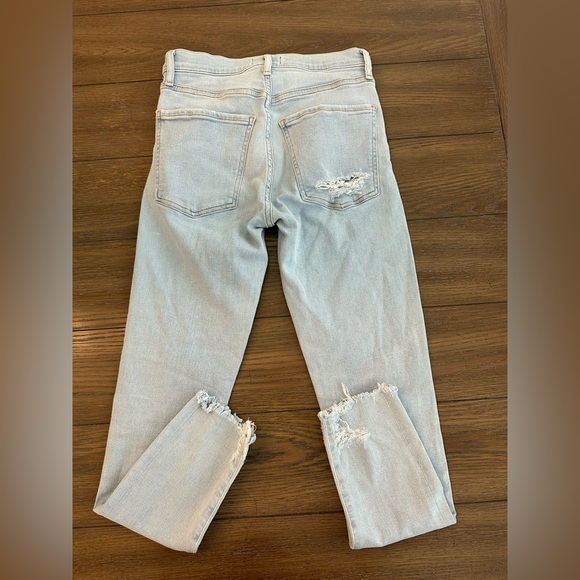 Agolde‎ Light Blue Cropped Jeans Size 25 Gently Worn - Picture 3 of 6